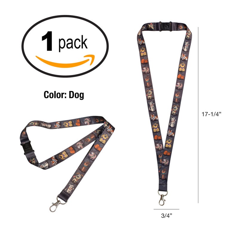 Lucky Line Lanyard with Swivel Snap, Dog Design (C204) - Image 4